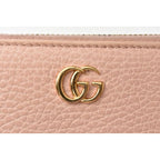 Gucci Long Wallet Petit Marmont Leather Pink Beige — view 8