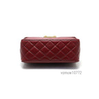 Chanel 22 Wave Stitch Push Lock Leather Chain Shoulder Bag — view 3