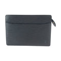 Louis Vuitton Epi Pochette Homme Second Black Gold Leather Clutch