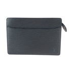 Louis Vuitton Epi Pochette Homme Second Black Gold Leather Clutch