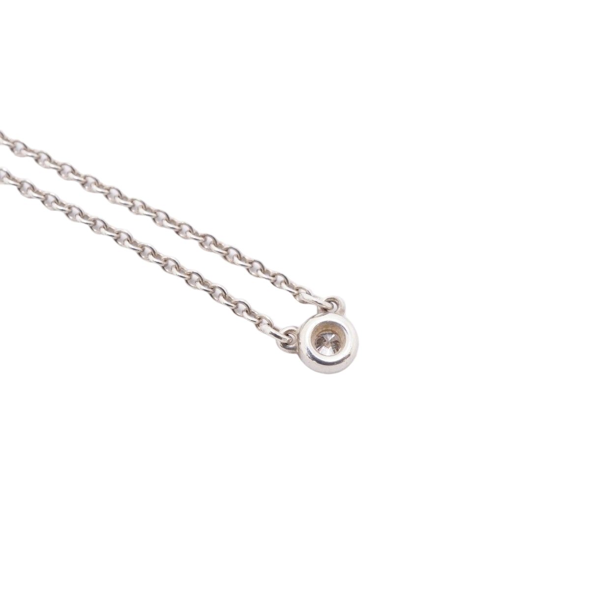Tiffany & Co Necklace by the Yard 925 Sterling Silver Diamond — view 2