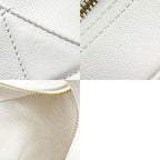 Chanel Quilted As3292 White Chain Tote Bag Lambskin Gold Hardware — view 9