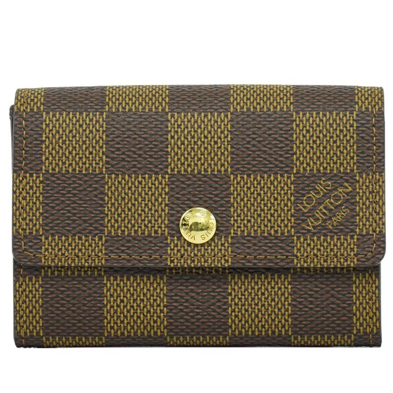 Louis Vuitton Porte Monnaie Pla Damier Ebene Coin Case