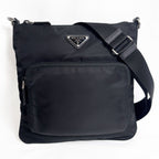 Prada Nylon Shoulder Bag Black