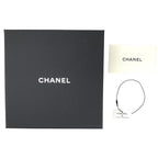 Chanel Aa9064 Logo Silk Ribbon Chou Pink Hair Accessory — view 9