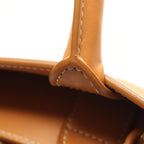 Celine Tote Small Vertical Cover Natural Beige Canvas Leather — view 7