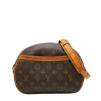 Louis Vuitton Monogram Blois Crossbody Bag Brown Leather