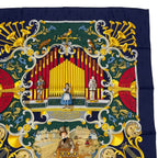 Hermes Scarf 100% Silk Carre 90 Orgauphone ET Autres Mecaniques Pipe Organ — view 3