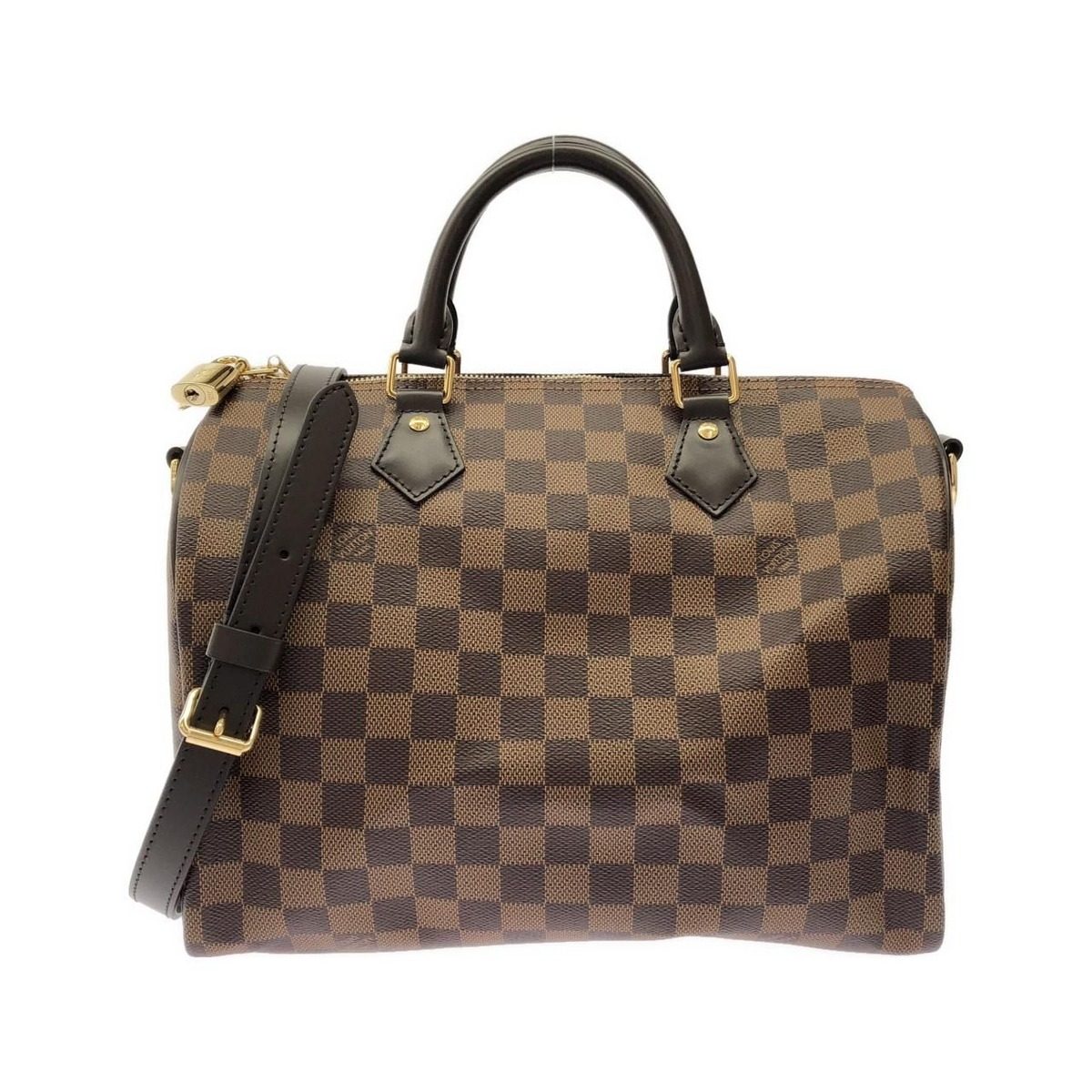 Louis Vuitton Damier Speedy Bandouliere 30 cm Boston Bag