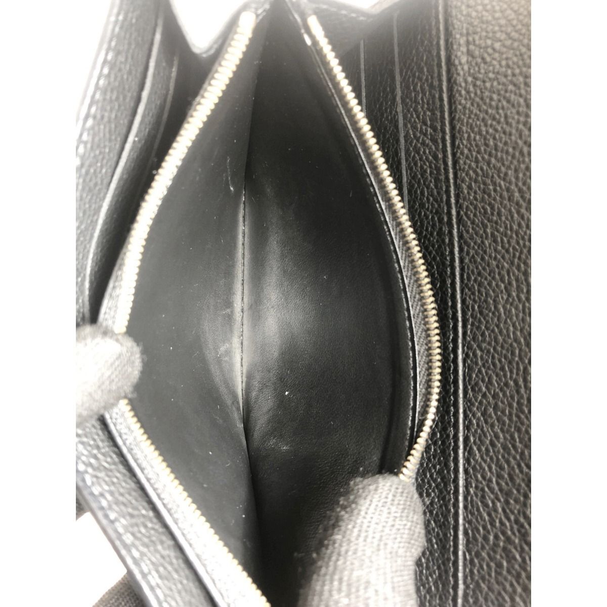 Louis Vuitton Monogram Empreinte Portefeuille Sarah Long Wallet Black — view 7