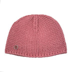 Hermes Hat Knit Joplin Beanie N Frme M Size Calfskin Button Rose