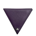 Loewe Coin Case Purple Purse Wallet Leather