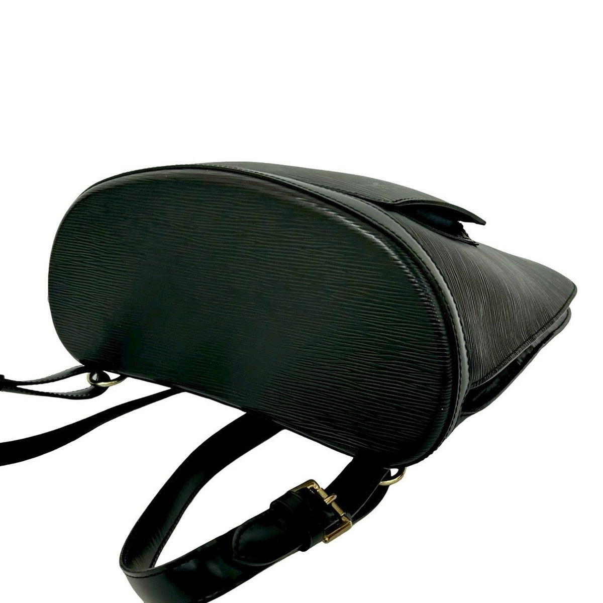 Louis Vuitton Vintage Cobran Epi Leather Backpack Black Noir — view 8