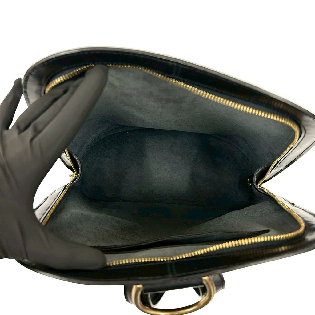 Louis Vuitton Vintage Cobran Epi Leather Backpack Black Noir — view 9
