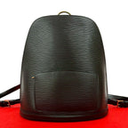 Louis Vuitton Vintage Cobran Epi Leather Backpack Black Noir