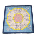 Hermes Scarf Carre 90 Silk Multicolor Ice Blue Yellow LIFT Profile
