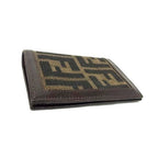Fendi Zucca Pattern Canvas Bifold Wallet Brown And Black Fm3124 — view 2