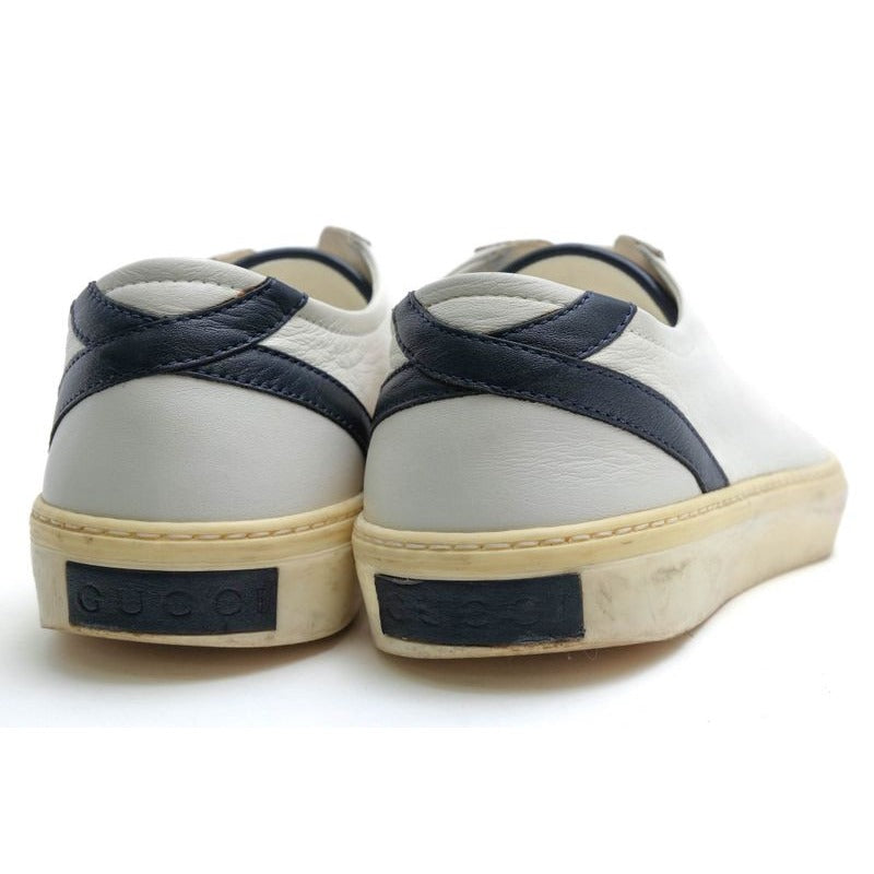 Gucci Shoes Sneakers Low Cut Men Leather White Eugene Miro — view 4