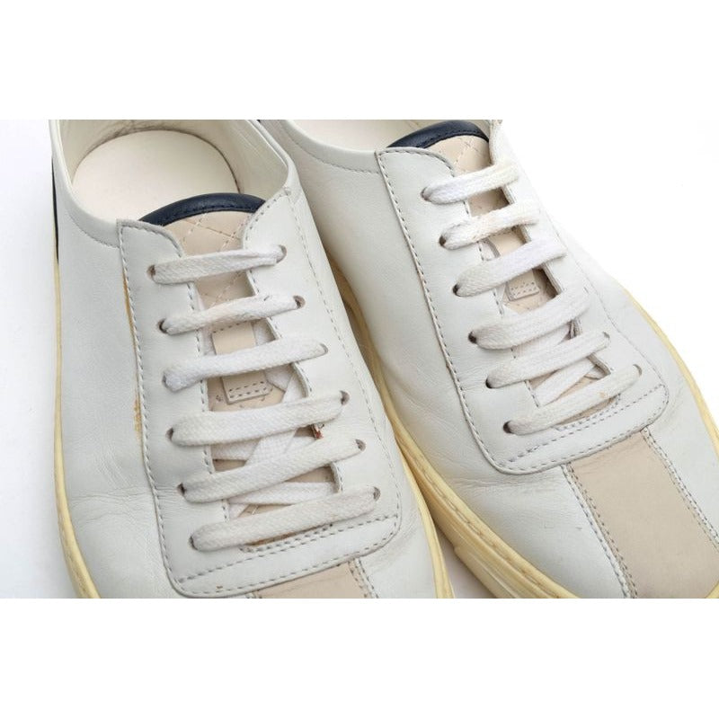 Gucci Shoes Sneakers Low Cut Men Leather White Eugene Miro — view 6