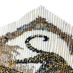 Hermes Scarf Pleated Silk Dip Dye Jungle Love White — view 4