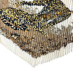 Hermes Scarf Pleated Silk Dip Dye Jungle Love White — view 5
