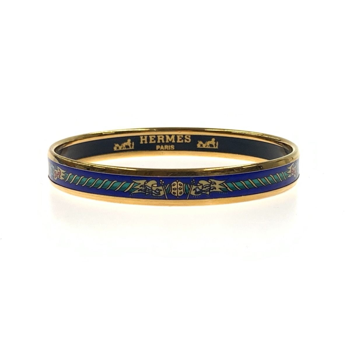 Hermes Enamel PM Bracelet Bangle — view 2