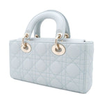 Dior Lady D Joy Light Blue Lambskin 2-Way Shoulder Bag — view 2