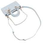 Dior Lady D Joy Light Blue Lambskin 2-Way Shoulder Bag — view 4