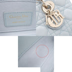Dior Lady D Joy Light Blue Lambskin 2-Way Shoulder Bag — view 6