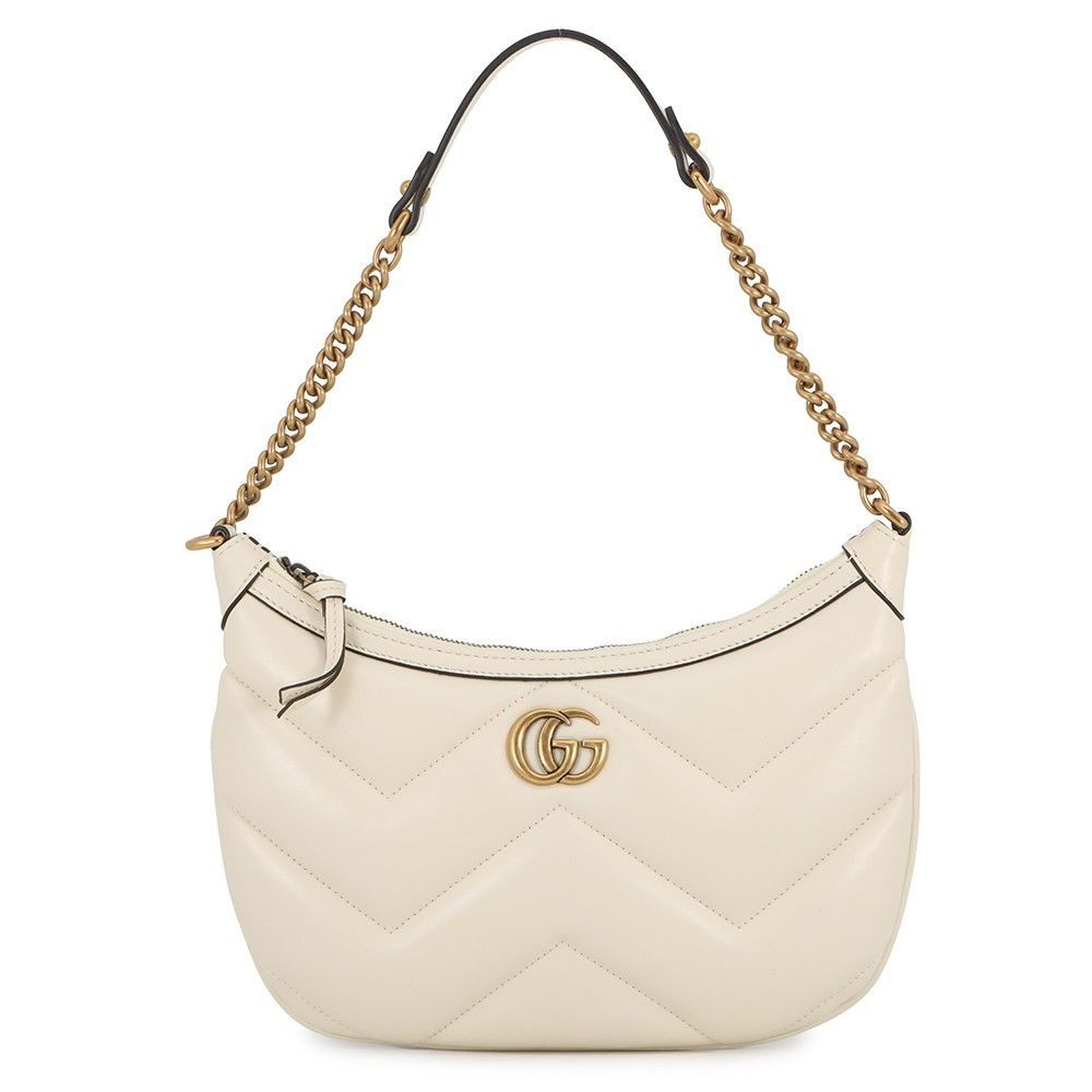 Gucci Chain Shoulder Bag GG Marmont Small Quilted Leather