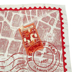 Hermes Carre 90 de Passage a Paris Silk Scarf Red — view 3