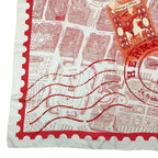 Hermes Carre 90 de Passage a Paris Silk Scarf Red — view 4