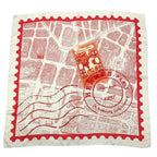 Hermes Carre 90 de Passage a Paris Silk Scarf Red