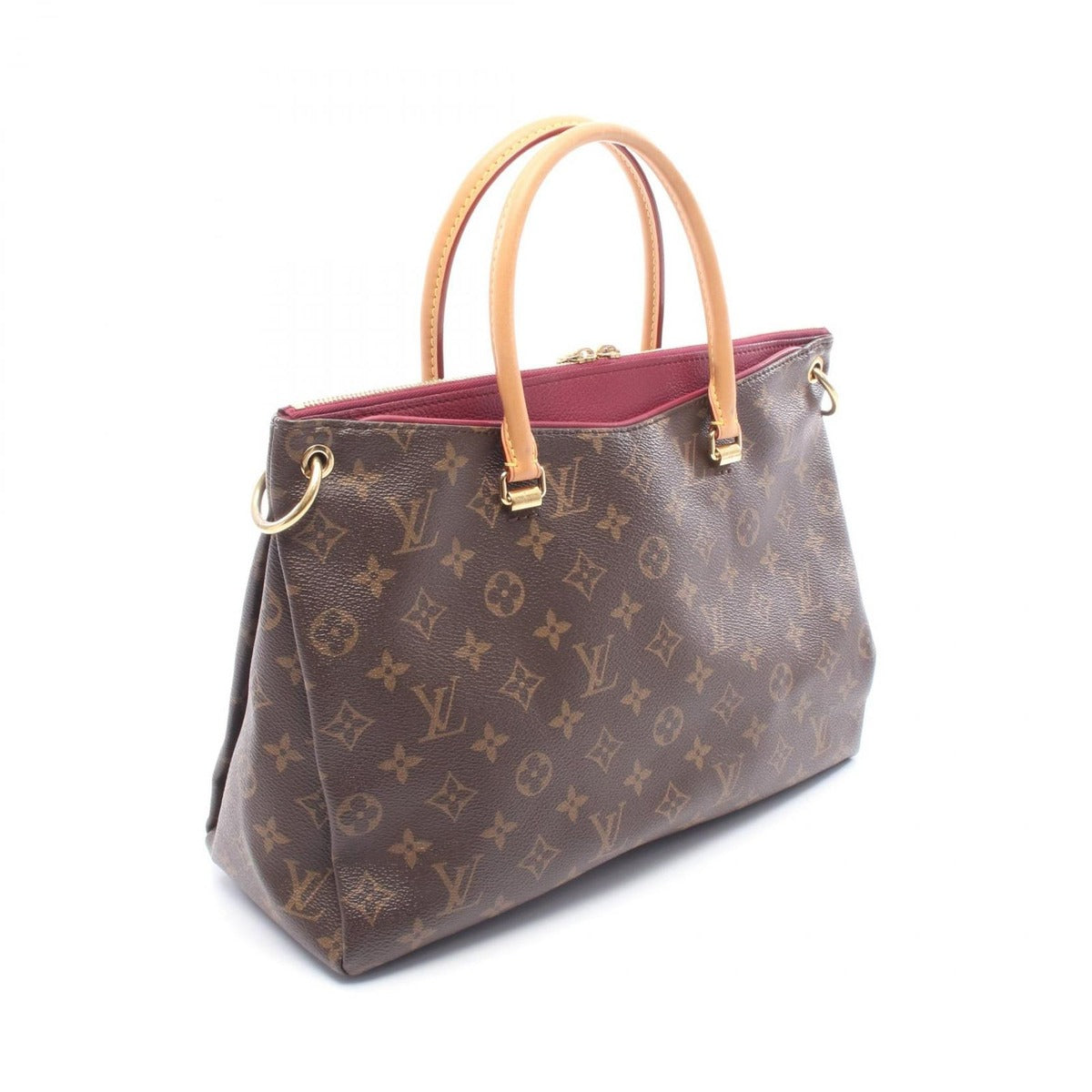 Louis Vuitton Handbag Pallas Aurore Canvas Leather — view 2
