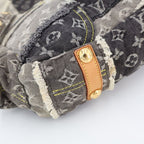 Louis Vuitton Patchwork Postie Messenger Bag Monogram Denim Gray — view 9