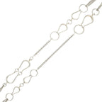 Hermes Horsebit Silver Necklace — view 5
