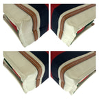 Gucci Interlocking White Brown Gold Hardware Canvas Tote 2-Way — view 3
