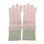 Hermes Knit Gloves Cashmere Pink