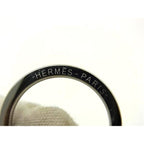 Hermes Key Holder Charm Carmen Unodos Blue Purple Leather — view 2