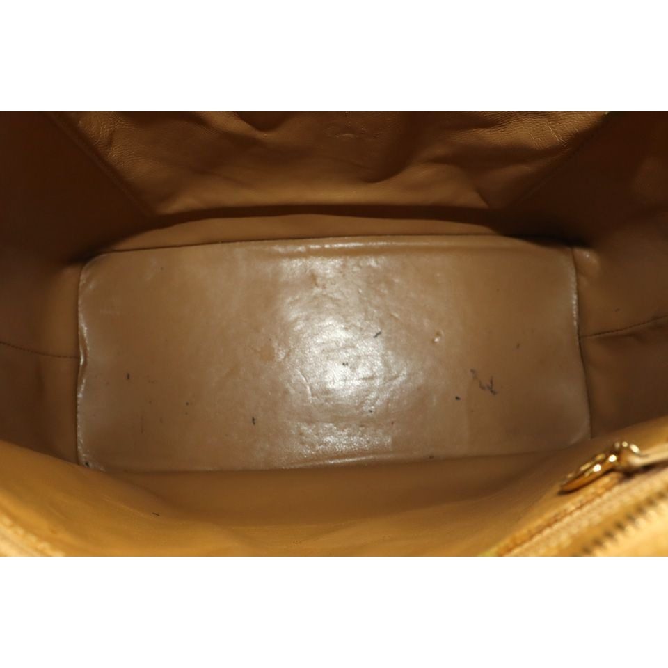 Chanel Caviar Leather Quilted Jumbo CC Logo Medallion Tote — view 7