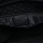 Gucci Tote 019 Black Canvas Leather — view 4