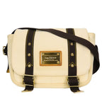 Louis Vuitton Shoulder Bag Antigua Besace Canvas Ecru Ivory Brown