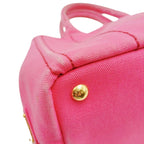 Prada 1 Bg439 Canapa Handbag Mini Tote Bag Pink — view 6