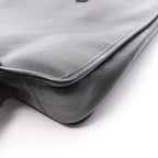 Loewe Business Anagram Black Leather Briefcase — view 9