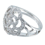 Chanel Camellia Ring White Gold 18K Diamond Pave — view 4