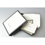 Gucci Card Case Business Holder Micro Guccissima Leather Black — view 6