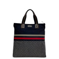 Gucci Tote Bag Navy Diamante Nylon