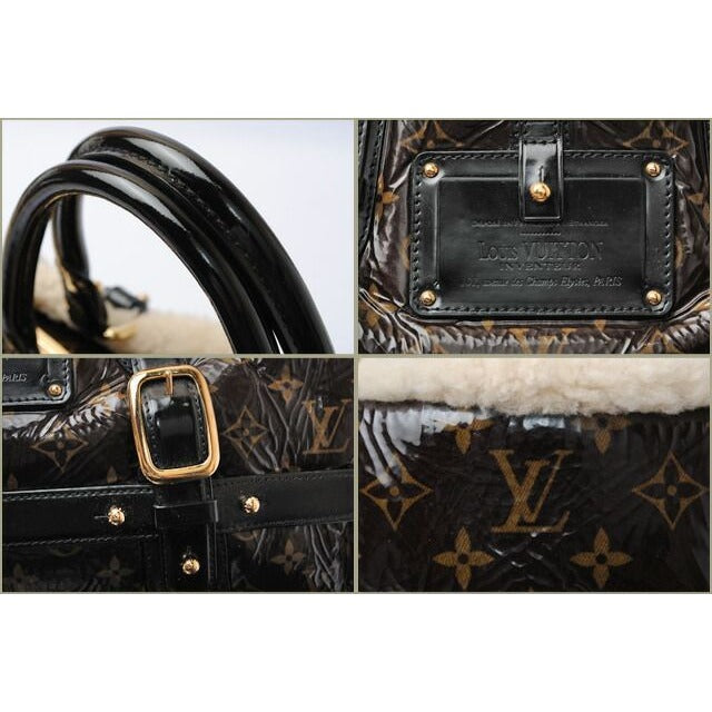 Louis Vuitton Brand Bag Handbag Monogram Shearling Storm — view 3