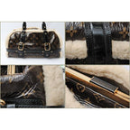Louis Vuitton Brand Bag Handbag Monogram Shearling Storm — view 4
