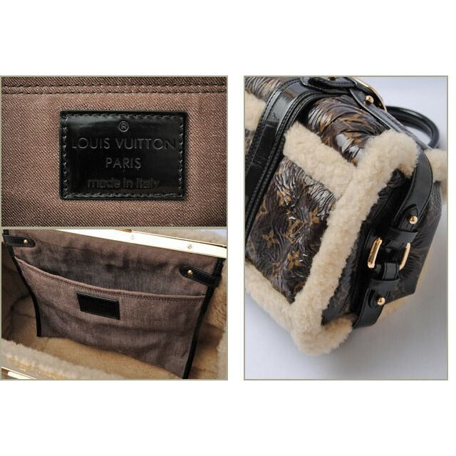 Louis Vuitton Brand Bag Handbag Monogram Shearling Storm — view 5